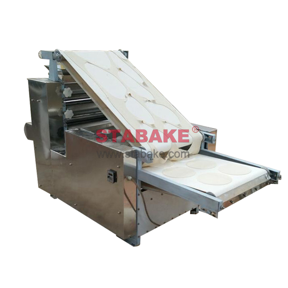 Máquina formadora de pan plano directamente de fábrica para el equipo de fabricación de Shawarma de pan árabe Pita para roti chapati maker