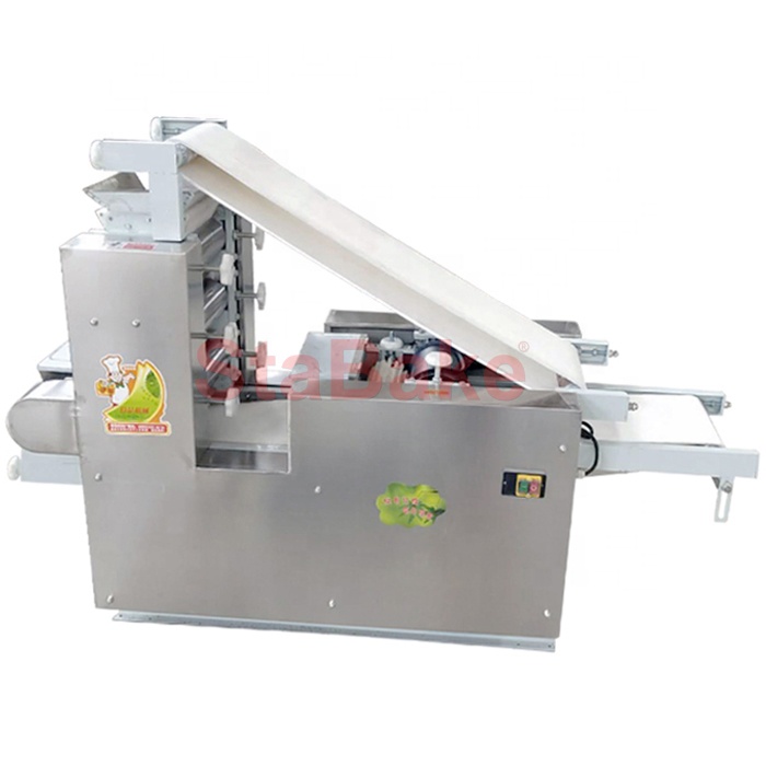 Máquina de fabricación de base de pizza automática para la máquina de corte de masa de pizza