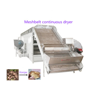 Industrial Indonesia 1000 kg / h Máquina de secado de konjac automática Konjac Línea de procesamiento Konjac Línea de secado de chips